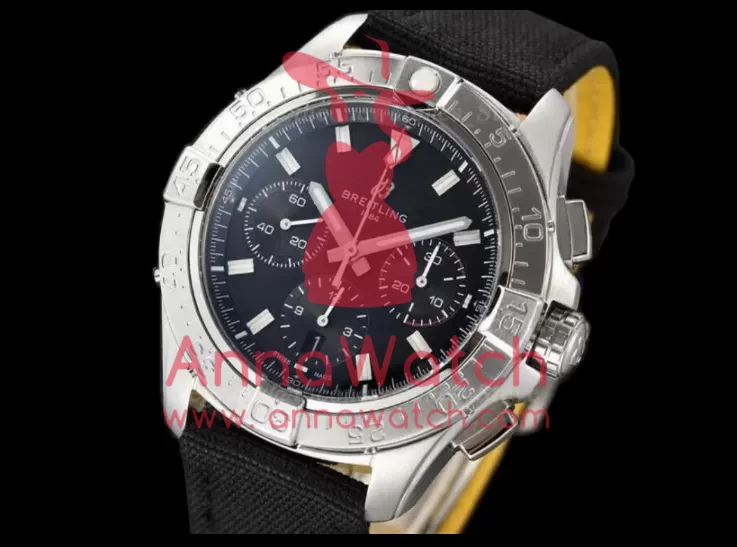 Avenger B01 Chrono 44mm SS/NY Black Dial BLSF Cal.01 - Image 2