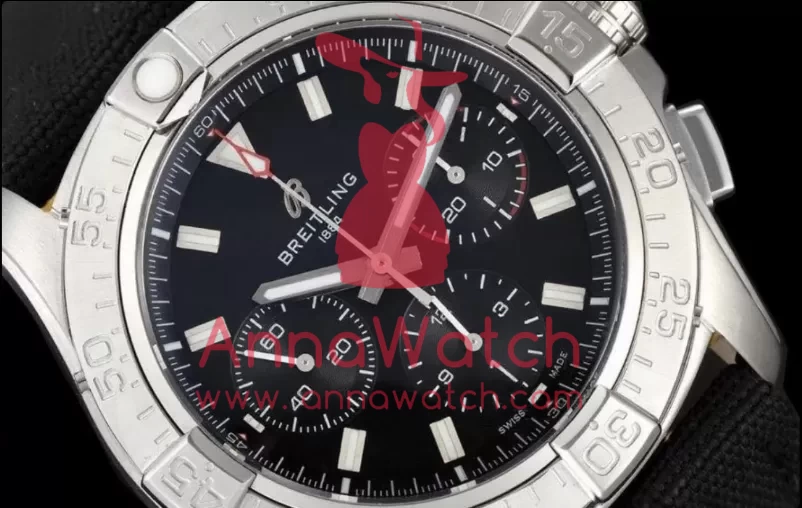Avenger B01 Chrono 44mm SS/NY Black Dial BLSF Cal.01 - Image 4