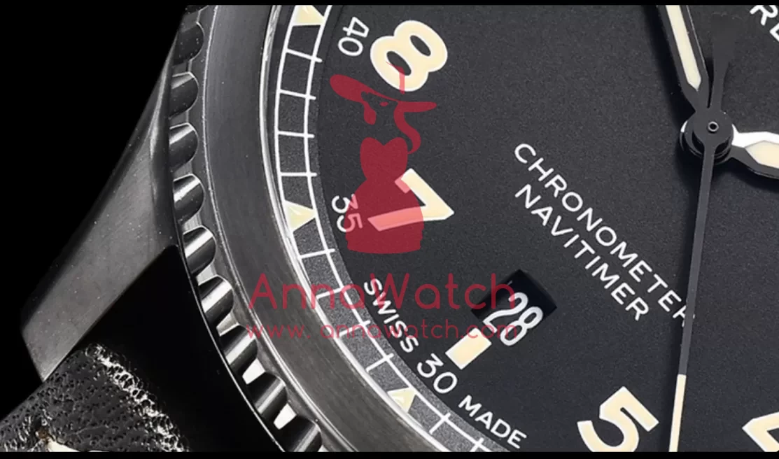 Navitimer 8 Automatic 41 A17314 PVD/LE Black ZF A2824 - Image 4