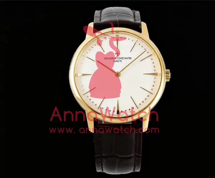 Patrimony 81180 YG/LE White Dial KZF MY9015 - Image 9