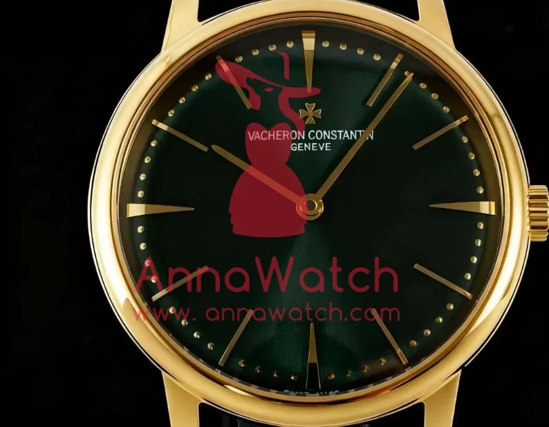 Patrimony 81180 YG/LE Green Dial KZF MY9015
