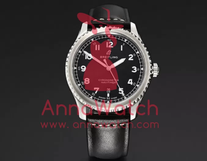 Navitimer 8 Automatic 41 A17314 SS/LE Black ZF A2824 - Image 3