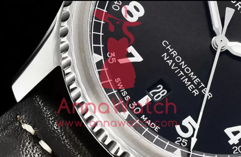 Navitimer 8 Automatic 41 A17314 SS/LE Black ZF A2824 - Image 5