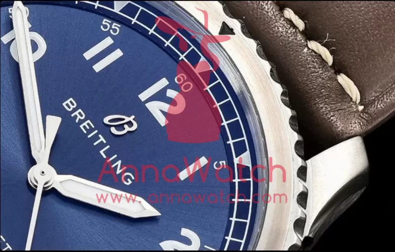 Navitimer 8 Automatic 41 A17314 SS/LE Blue ZF A2824 - Image 7
