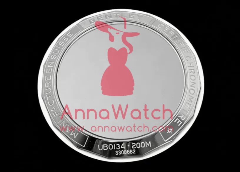Chronomat B01 42MM RG Silver Dial on Rouleaux Rubber Strap TF A7750 - Image 10