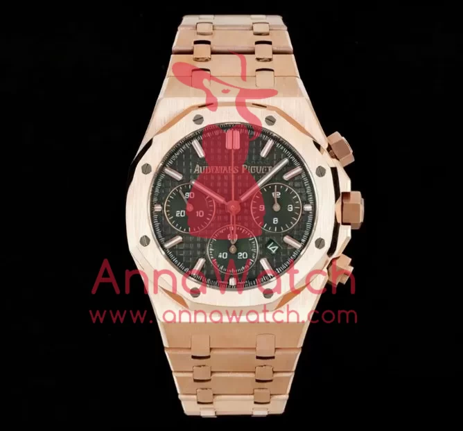 Royal Oak Chrono 26240 RG/RG Green/Stk BF A7750 - Image 4