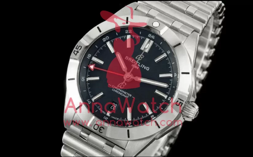 Chronomat GMT 40mm SS/SS Black Dial BLSF A2836
