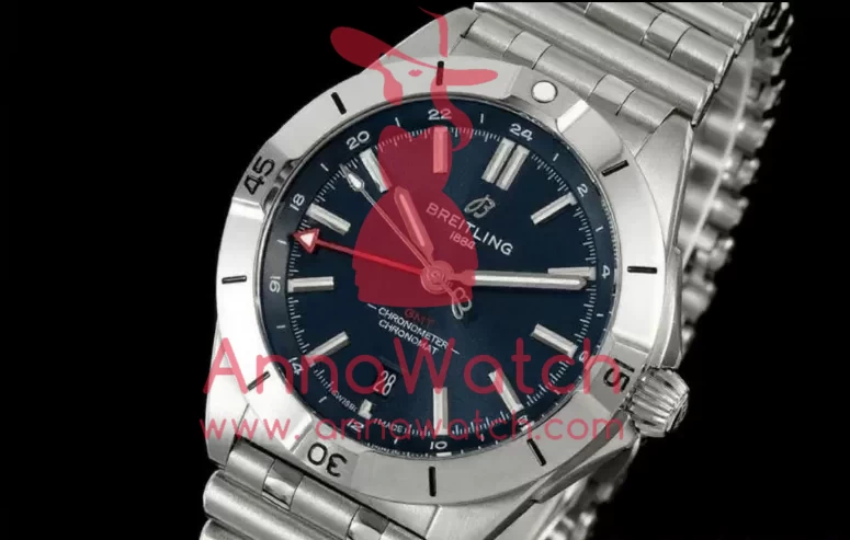 Chronomat GMT 40mm SS/SS Blue Dial BLSF A2836 - Image 2