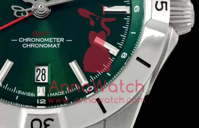 Chronomat GMT 40mm SS/SS Dark Green Dial BLSF A2836 - Image 6