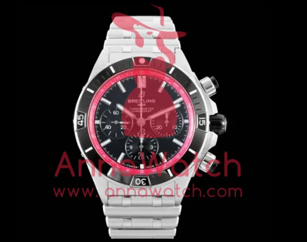 Super Chronomat B01 44MM SS/SS Black/Stk TF A7750