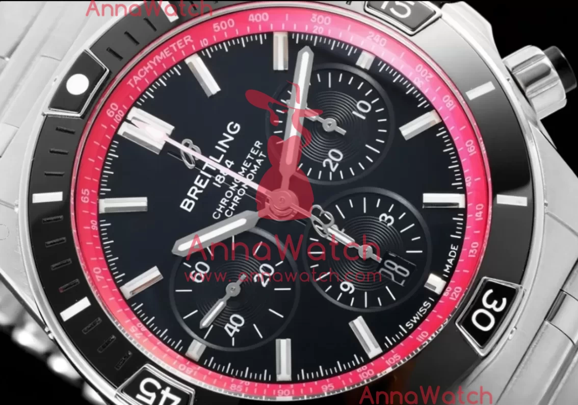 Super Chronomat B01 44MM SS/SS Black/Stk TF A7750 - Image 3