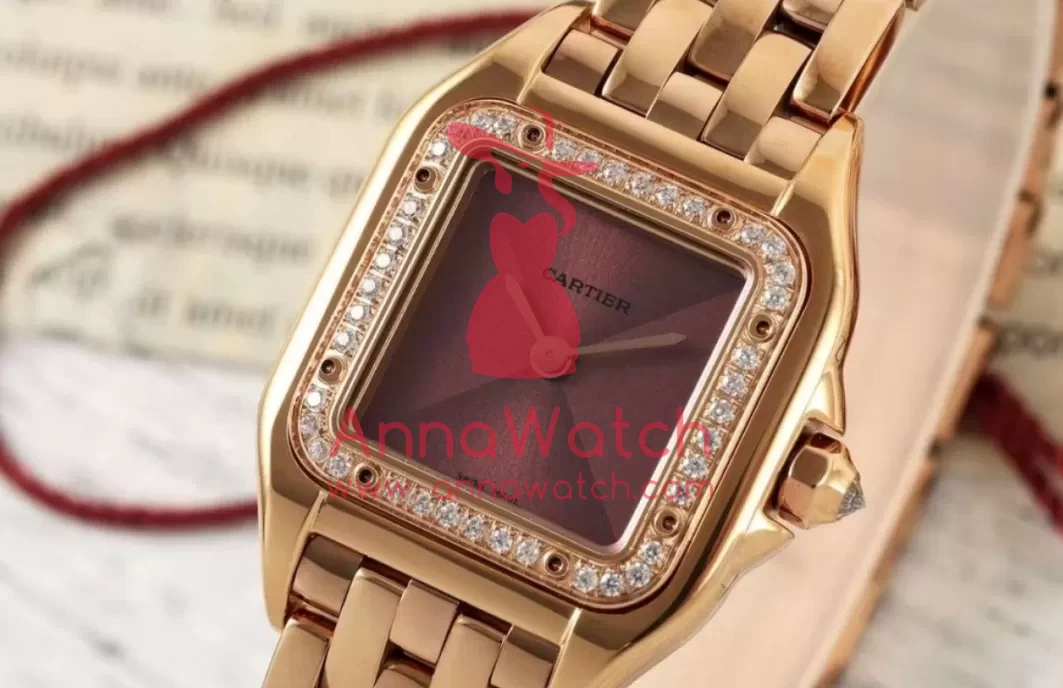 Panthere Secrete De Ladies 22mm Dia RG/RG Brown Dial AF Quartz