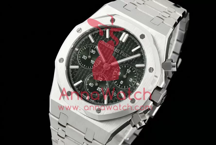 Royal Oak Chrono 26240ST 41mm SS/SS Green/Stk BF A7750