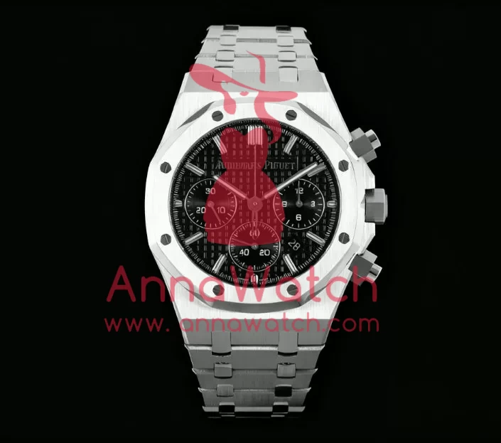 Royal Oak Chrono 26240ST 41mm SS/SS Black/Stk BF A7750 - Image 4