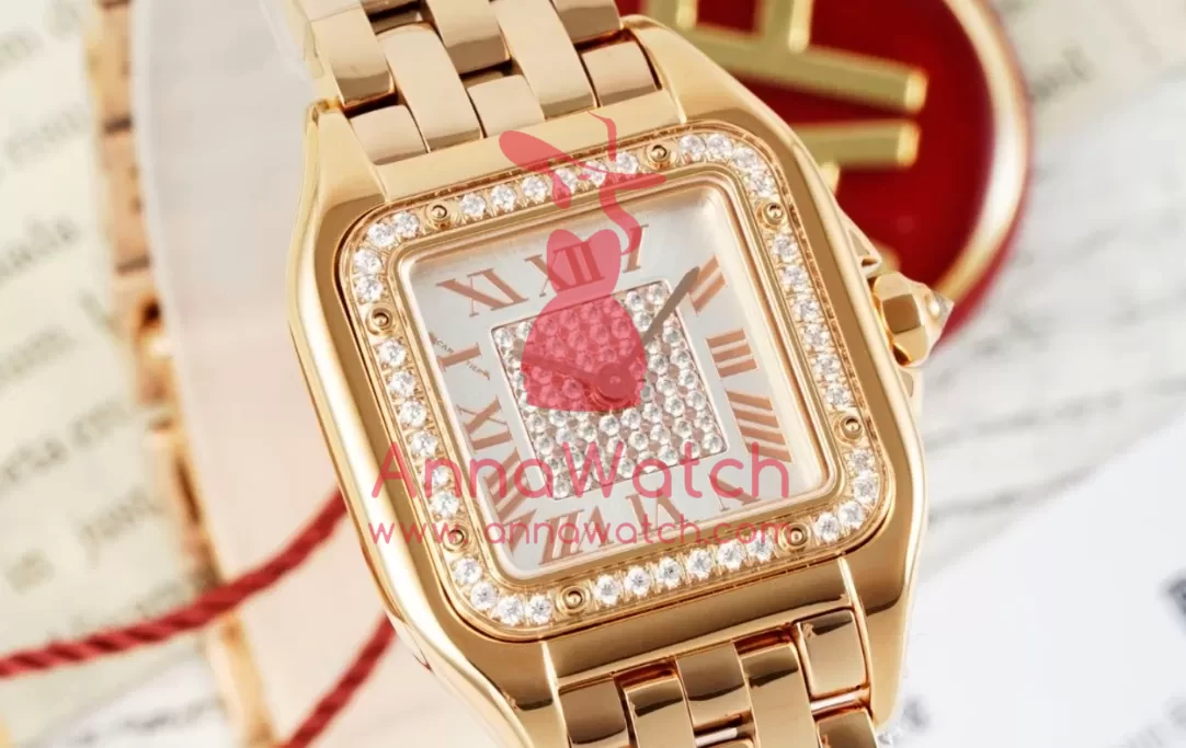 Panthere Secrete De Ladies 22mm Dia RG/RG Diamonds Dial AF Quartz - Image 3