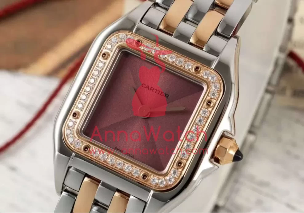 Panthere Secrete De Ladies 22mm Dia RG/SS Brown Dial AF Quartz