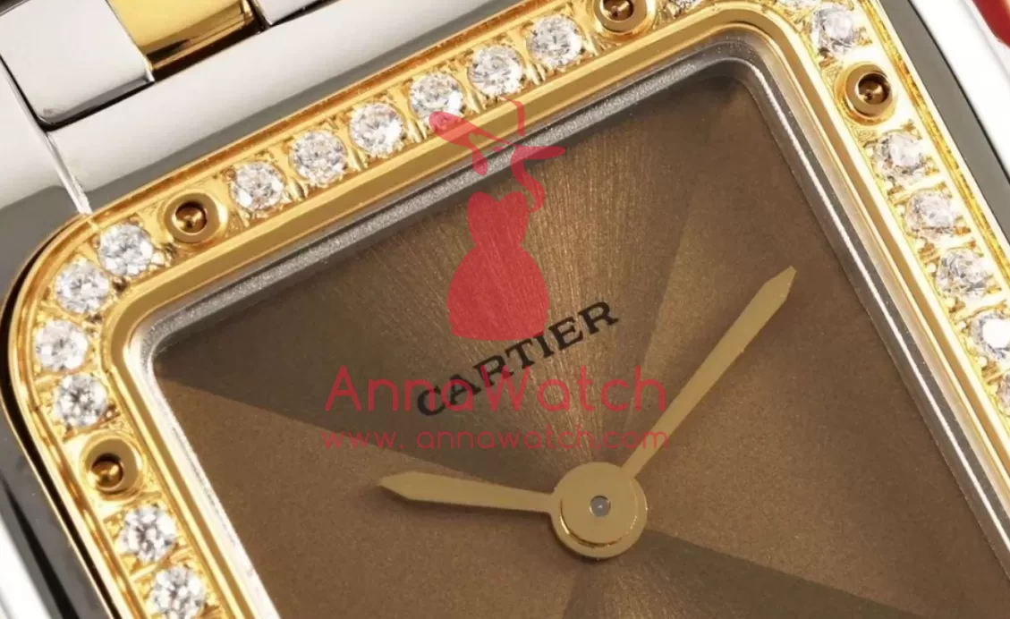 Panthere Secrete De Ladies 22mm Dia YG/SS Gold Brown Dial AF Quartz - Image 7