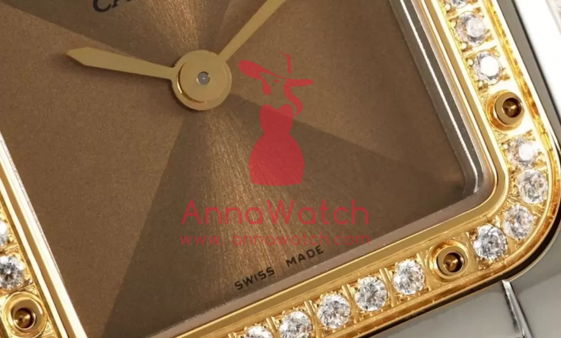 Panthere Secrete De Ladies 22mm Dia YG/SS Gold Brown Dial AF Quartz - Image 8