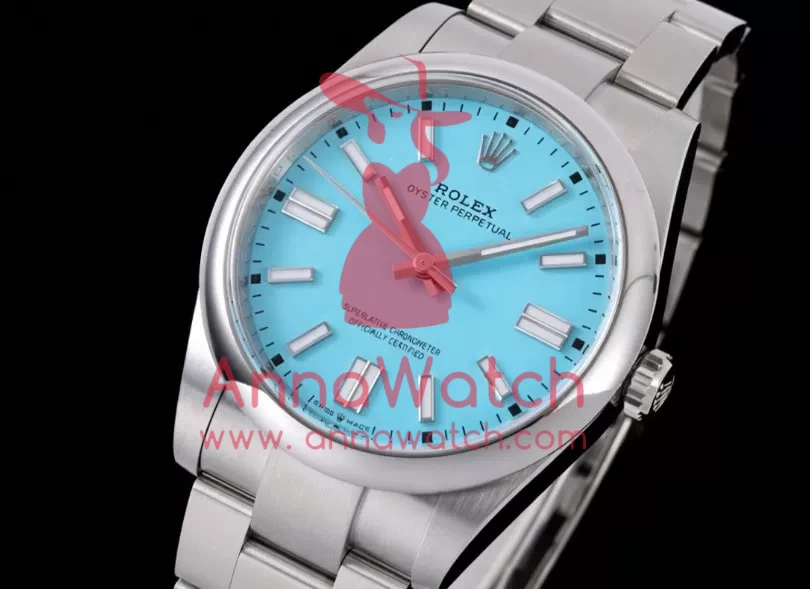 Oyster Perpetual 124300 41mm SS/SS Tiffany Dial VF DD3230 - Image 3