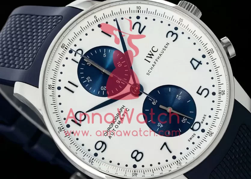 Portuguese Chrono 41mm SS/RU White/Blue Z+F A69355 - Image 3
