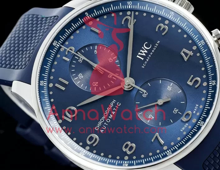 Portuguese Chrono 41mm SS/RU Blue Dial Z+F A69355 - Image 4