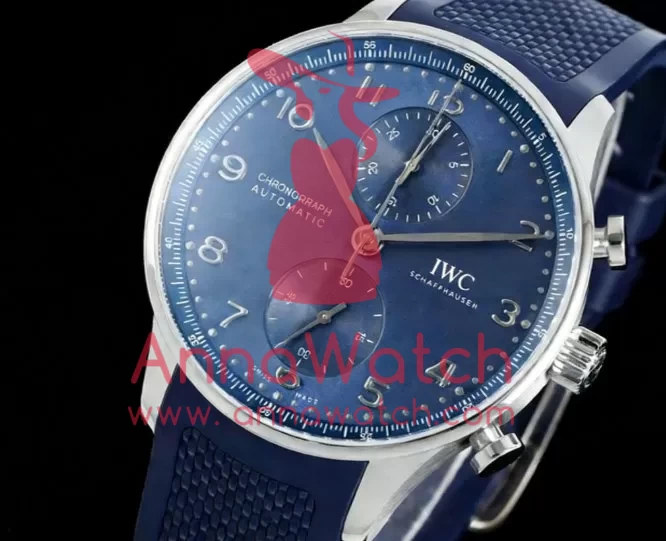 Portuguese Chrono 41mm SS/RU Blue Dial Z+F A69355 - Image 2