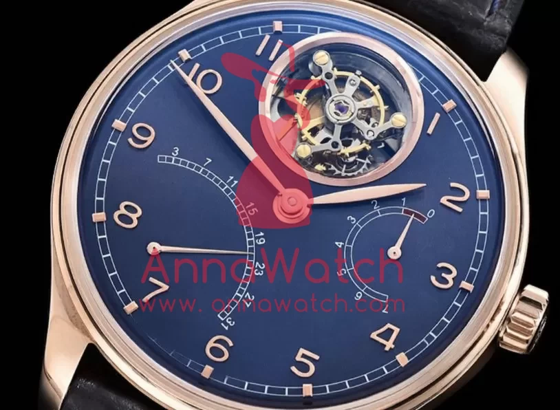IWC - Portugieser Mystere Tourbillon RG/LE Blue YLF Tourbillon - Image 3