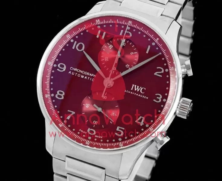 Portuguese Chrono 41mm SS/SS Red Dial V6SF A69355 - Image 2