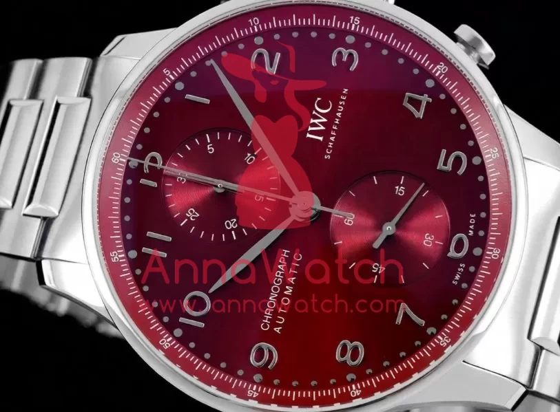 Portuguese Chrono 41mm SS/SS Red Dial V6SF A69355 - Image 5