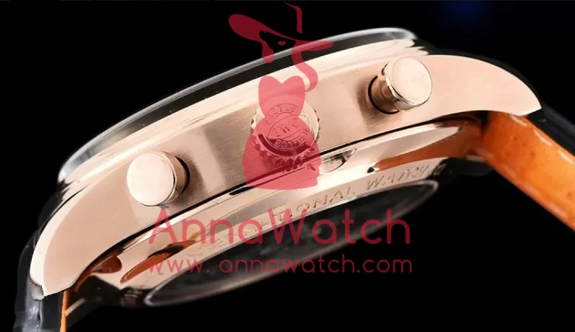 IWC - Portugieser Chronograph Classic RG/LE Black YLF A7750 - Image 9
