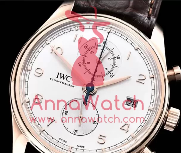 IWC - Portugieser Chronograph Classic RG/LE Wht YLF A7750