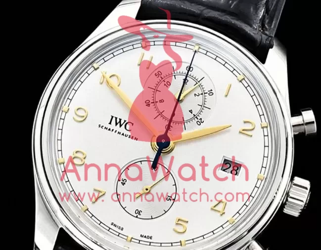IWC - Portugieser Chronograph Classic SS/LE Wht/G YLF A7750