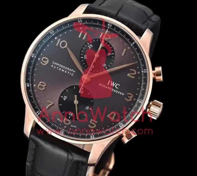 Portuguese Chrono 40mm RG/LE Brown/Num ZF V2 A7750 (Copy)