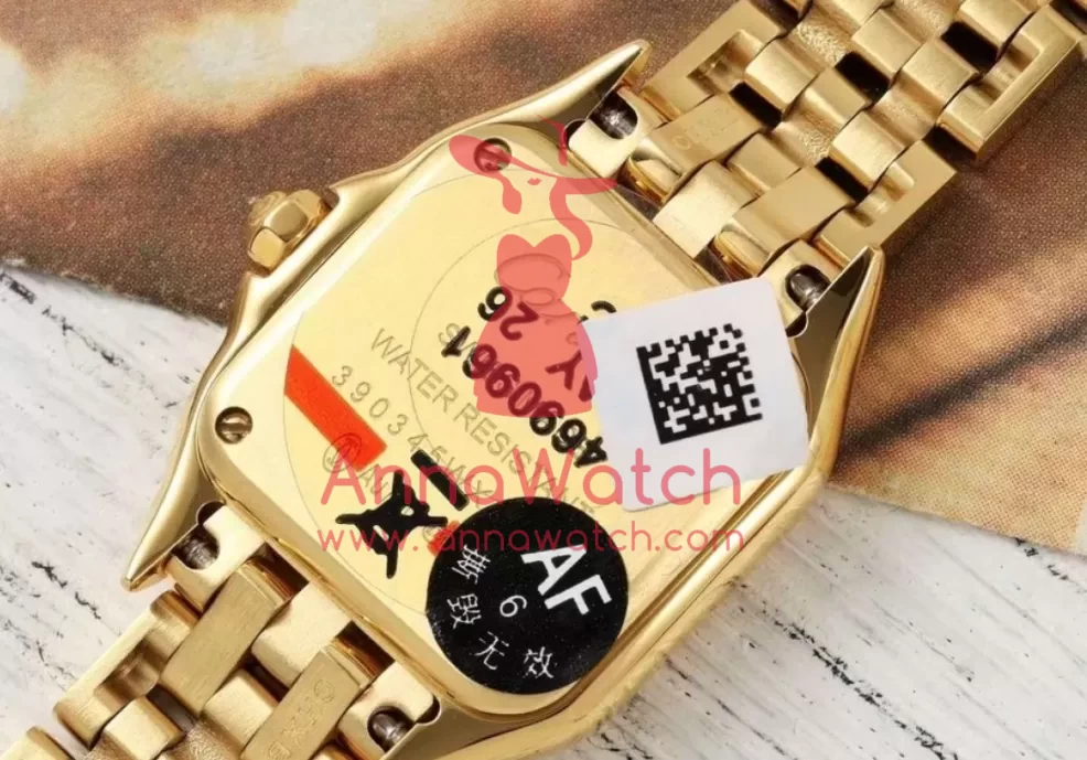 Panthere Secrete De Ladies 22mm Dia YG/YG Gold Brown Dial AF Quartz - Image 9