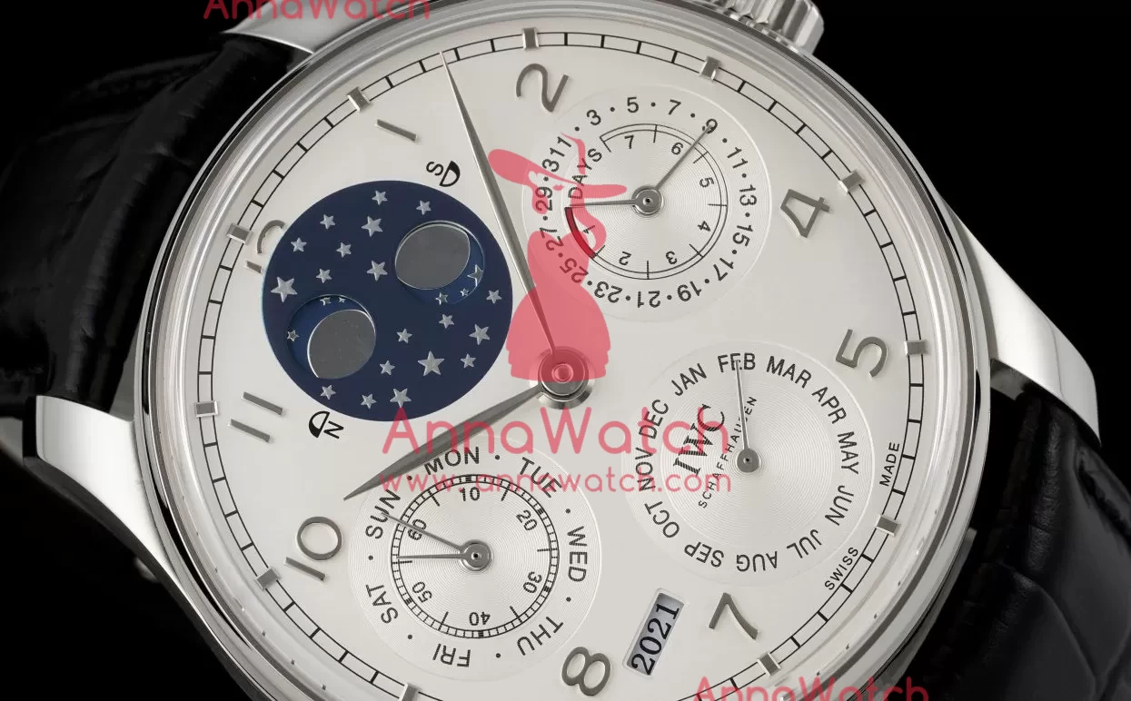 Portugieser Perpetual Calendar 5034 44mm SS/LE White/Num APSF A52615 - Image 3