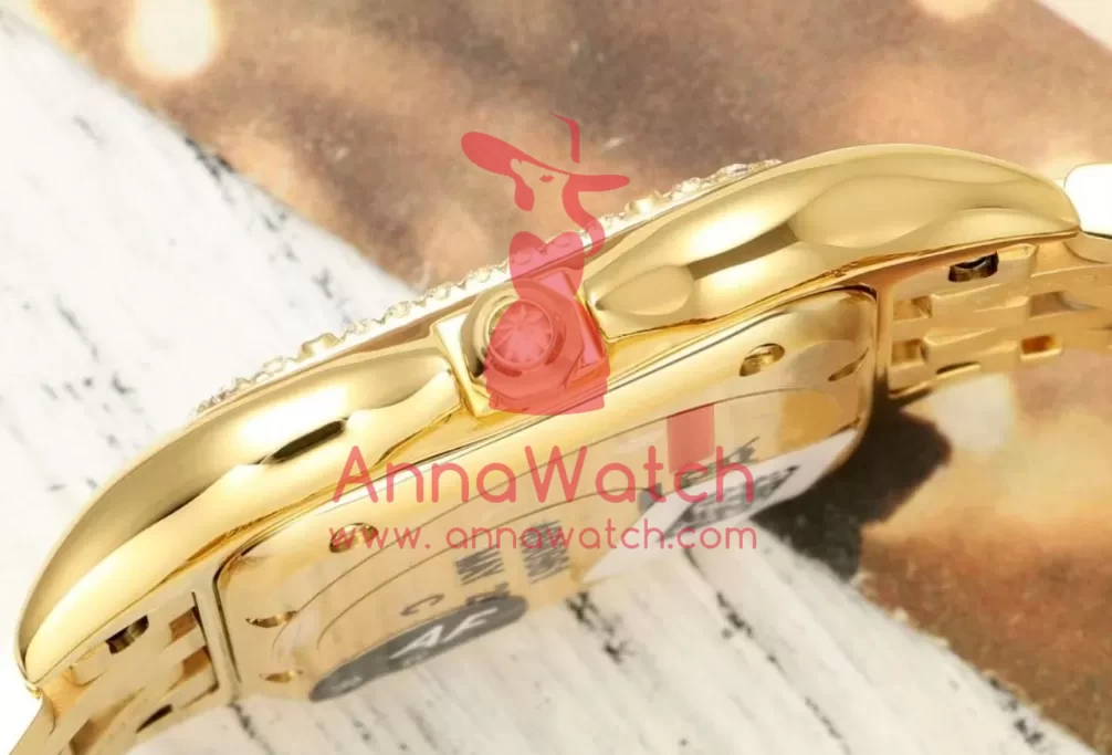 Panthere Secrete De Ladies 22mm Dia YG/YG Green Dial AF Quartz - Image 8