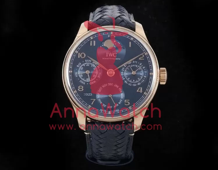 IWC - Portugieser Perpetual Calendar 3033 RG/LE Blue/Num APSF A52010 - Image 3