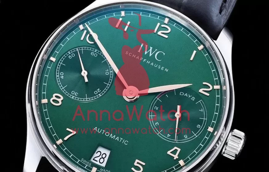 IWC - Portugieser 5007 SS/LE Green/Gold Num ZF A52010 Mod - Image 2