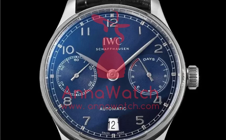 Portugieser 7 Days IW500710 SS/LE Blue Dial ZF V5 A52010 - Image 3