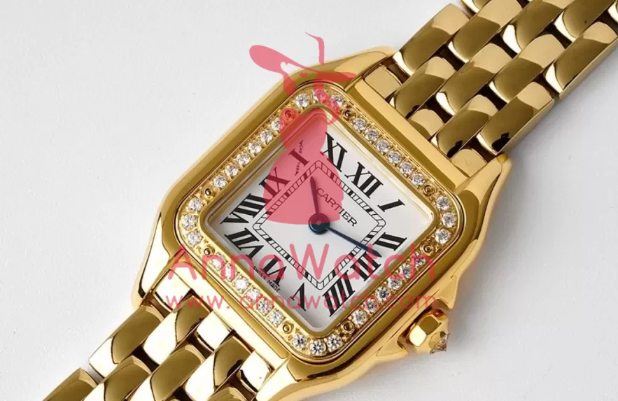 Panthere Secrete De Ladies 22mm Dia YG/YG White Dial BVF Quartz - Image 3