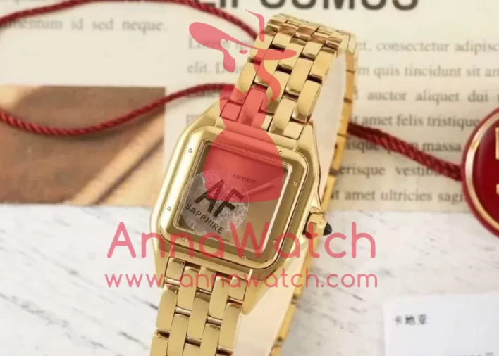 Panthere Secrete De Ladies 22mm YG/YG Gold Brown Dial AF Quartz - Image 4