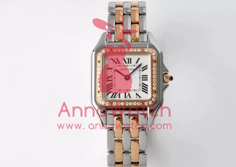 Panthere Secrete De Ladies 27mm Dia RG/SS White Dial BVF Quartz