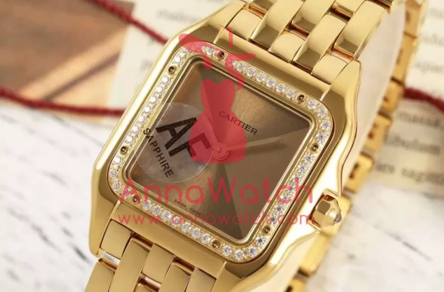 Panthere Secrete De Ladies 27mm Dia YG/YG Green Dial AF Quartz - Image 2