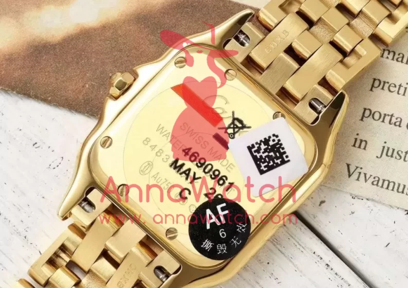 Panthere Secrete De Ladies 27mm Dia YG/YG Green Dial AF Quartz - Image 9
